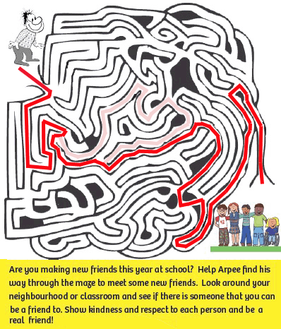 friends maze